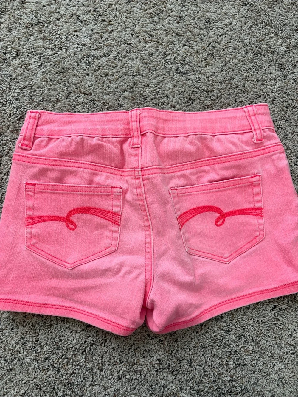 Girl’s Pink Denim Shorts